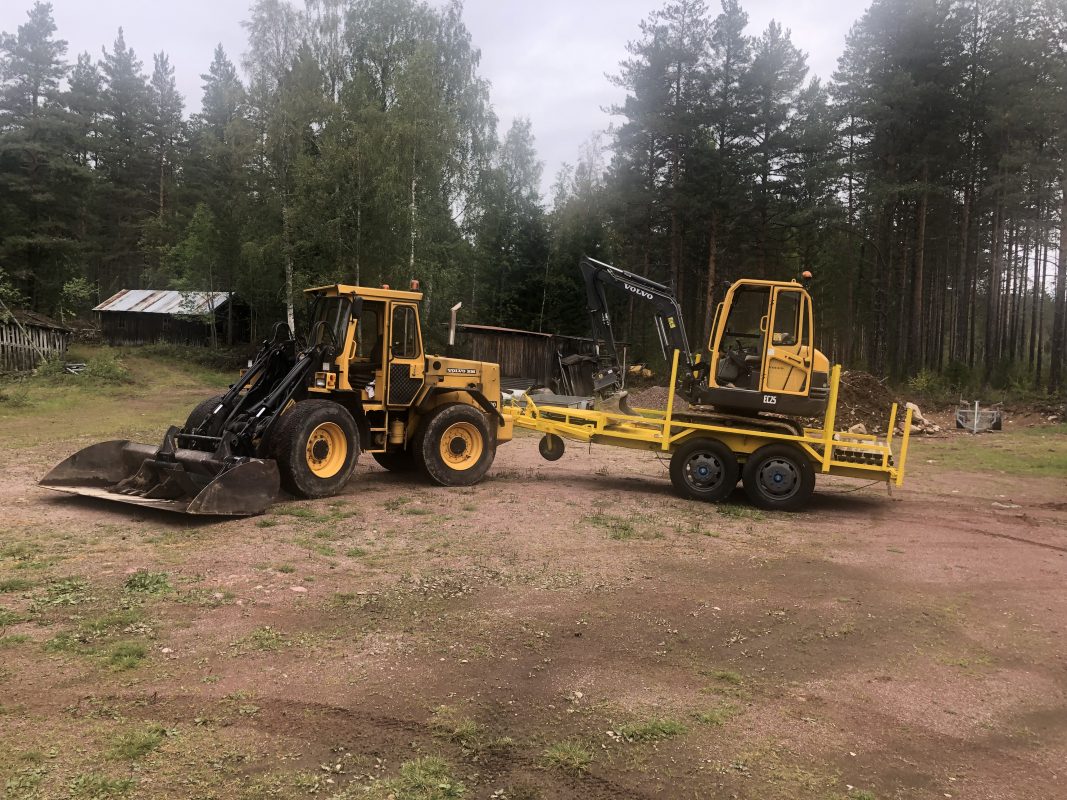 Hjullastare Snöskottning