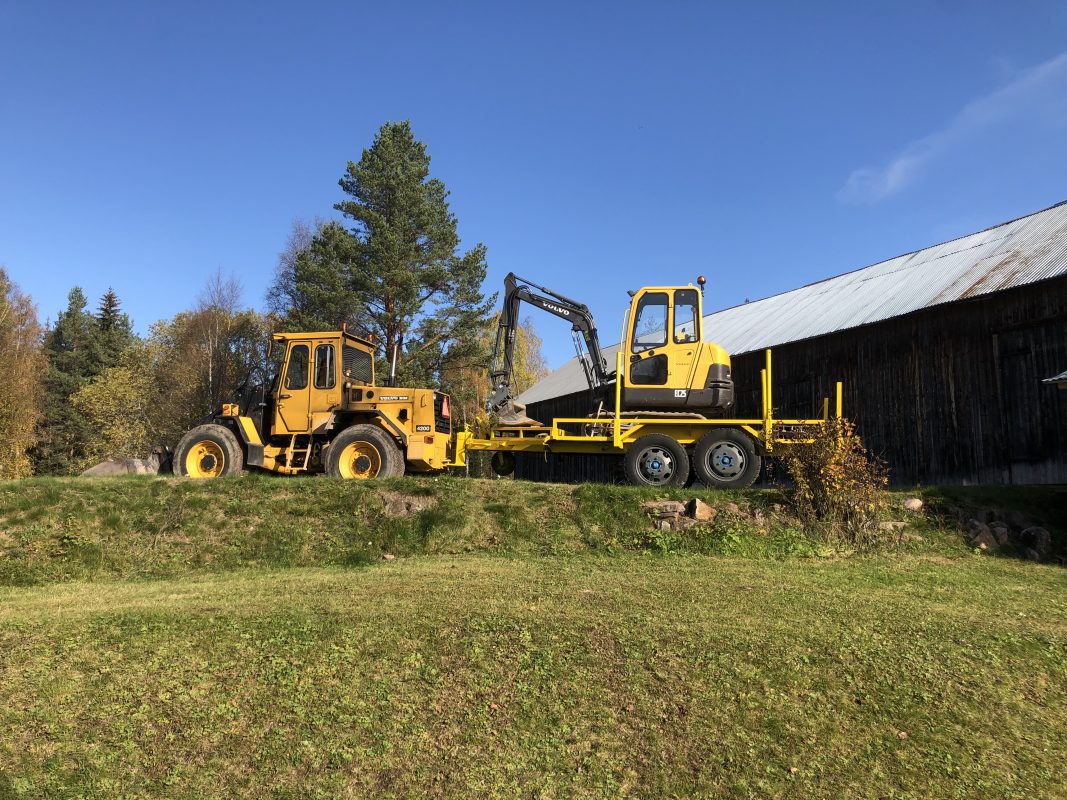 Hjullastare Snöskottning